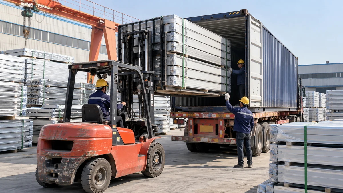 Quick-Assembly Houses — packing and transport